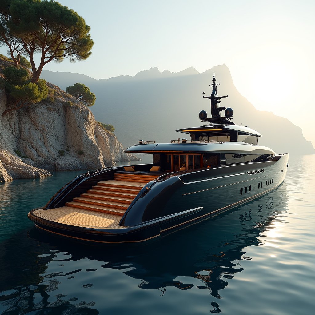 Midnight Tender Descent - Luxury AI stock