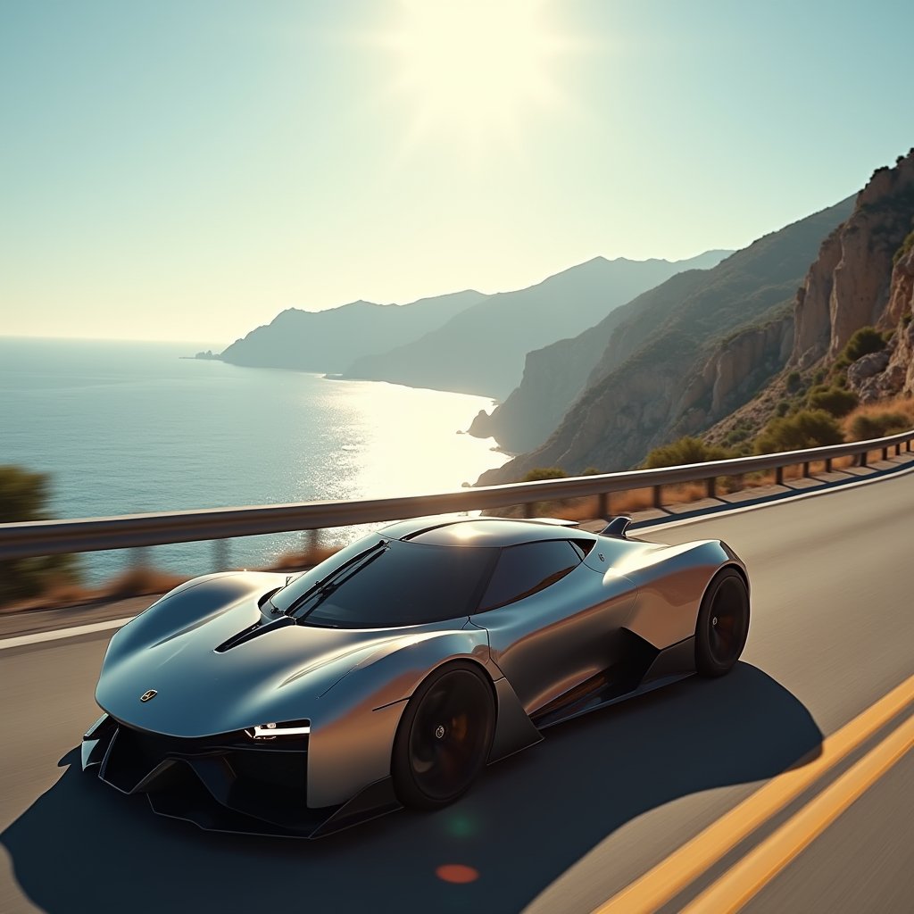 Silver Arrow by the Sea - Luxury AI stock