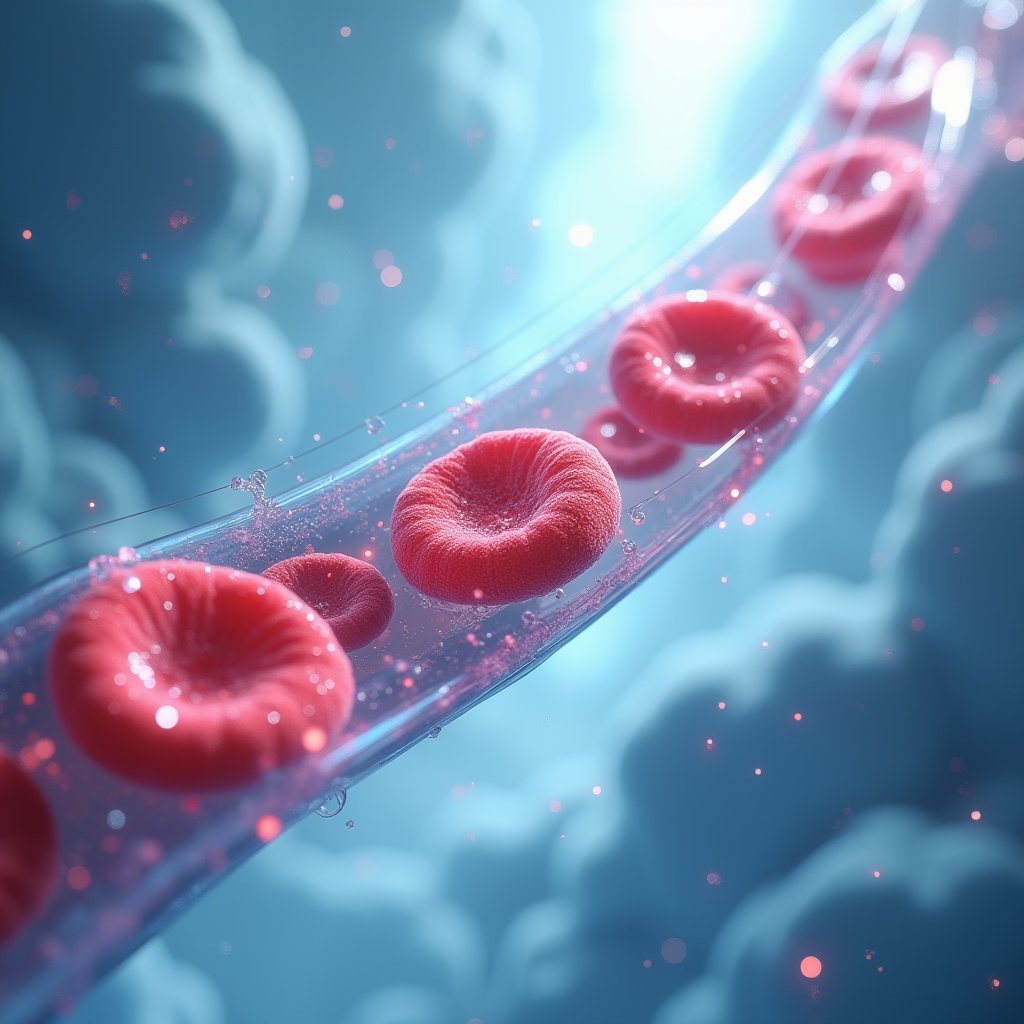 Crimson Current in Glass Vein - Medical & Health AI stock