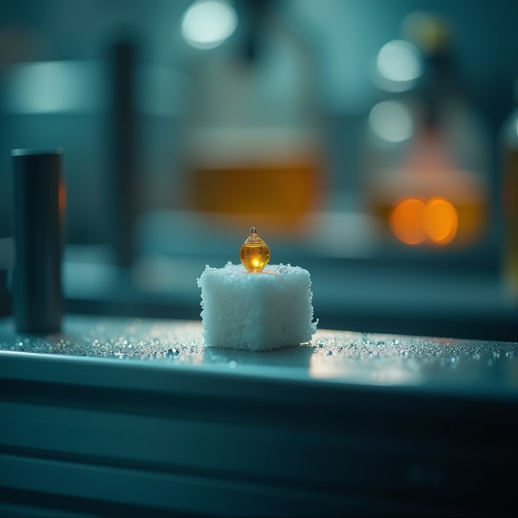 Amber Drop on Sugar Cube - Medical & Health AI stock