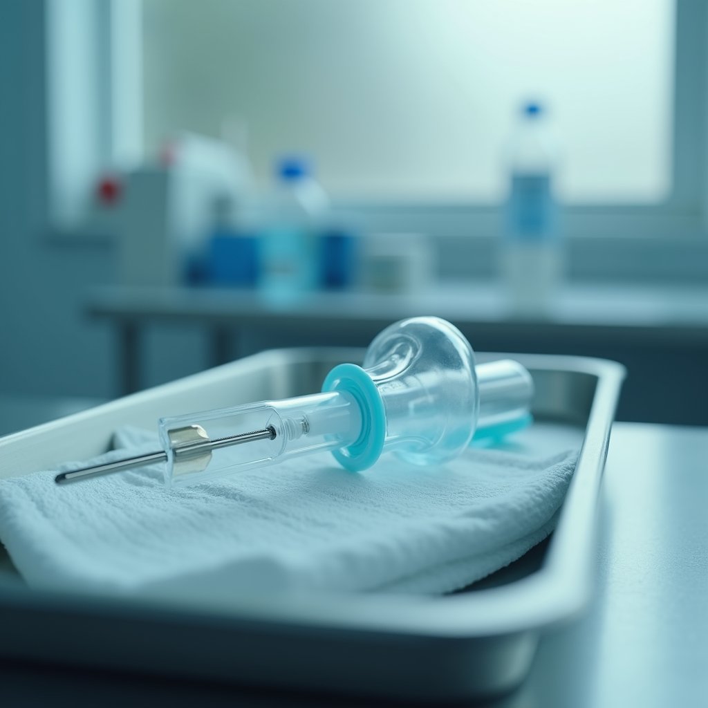 Cannula Hub in Quiet Light