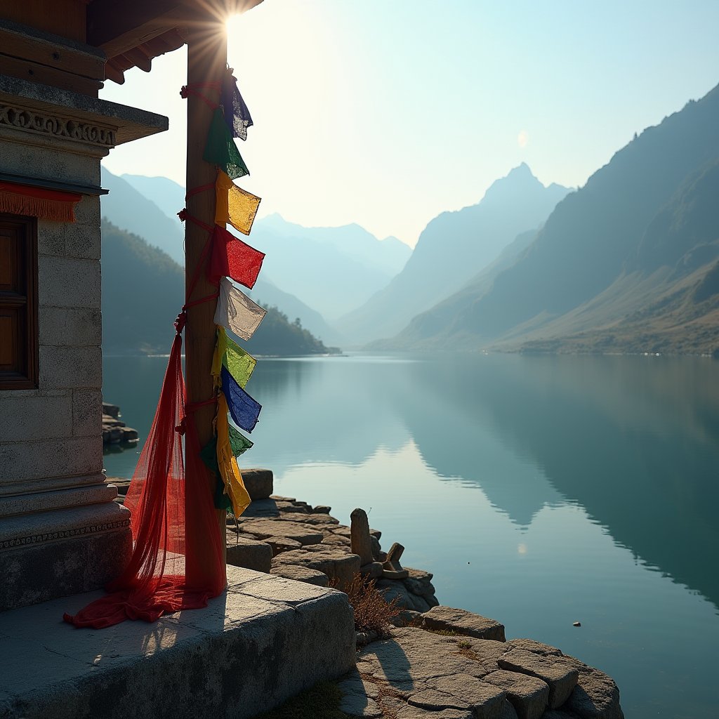 Whispers of the Himalaya - Meditation AI stock