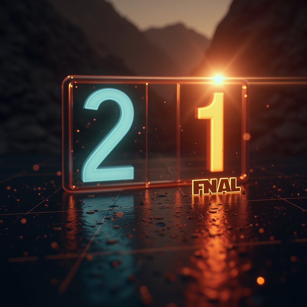 Final Score Glow - Motion Graphics AI stock