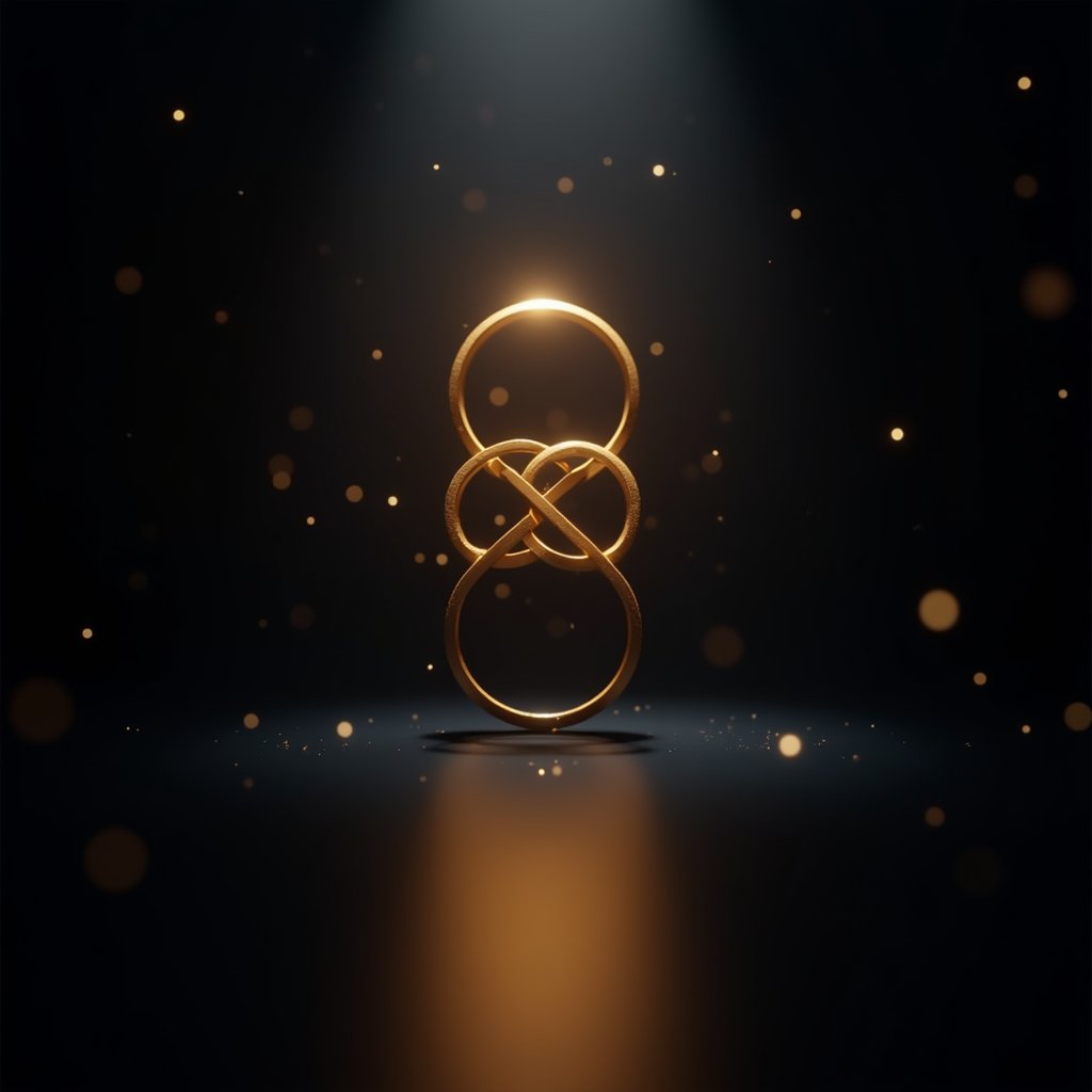 Golden Rings of Identity - Motion Graphics AI stock