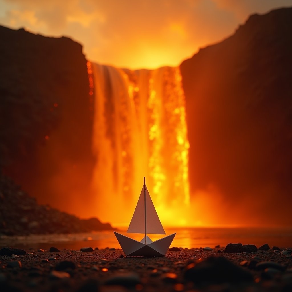 Paper Boat Ascends Firefall - Motivation AI stock