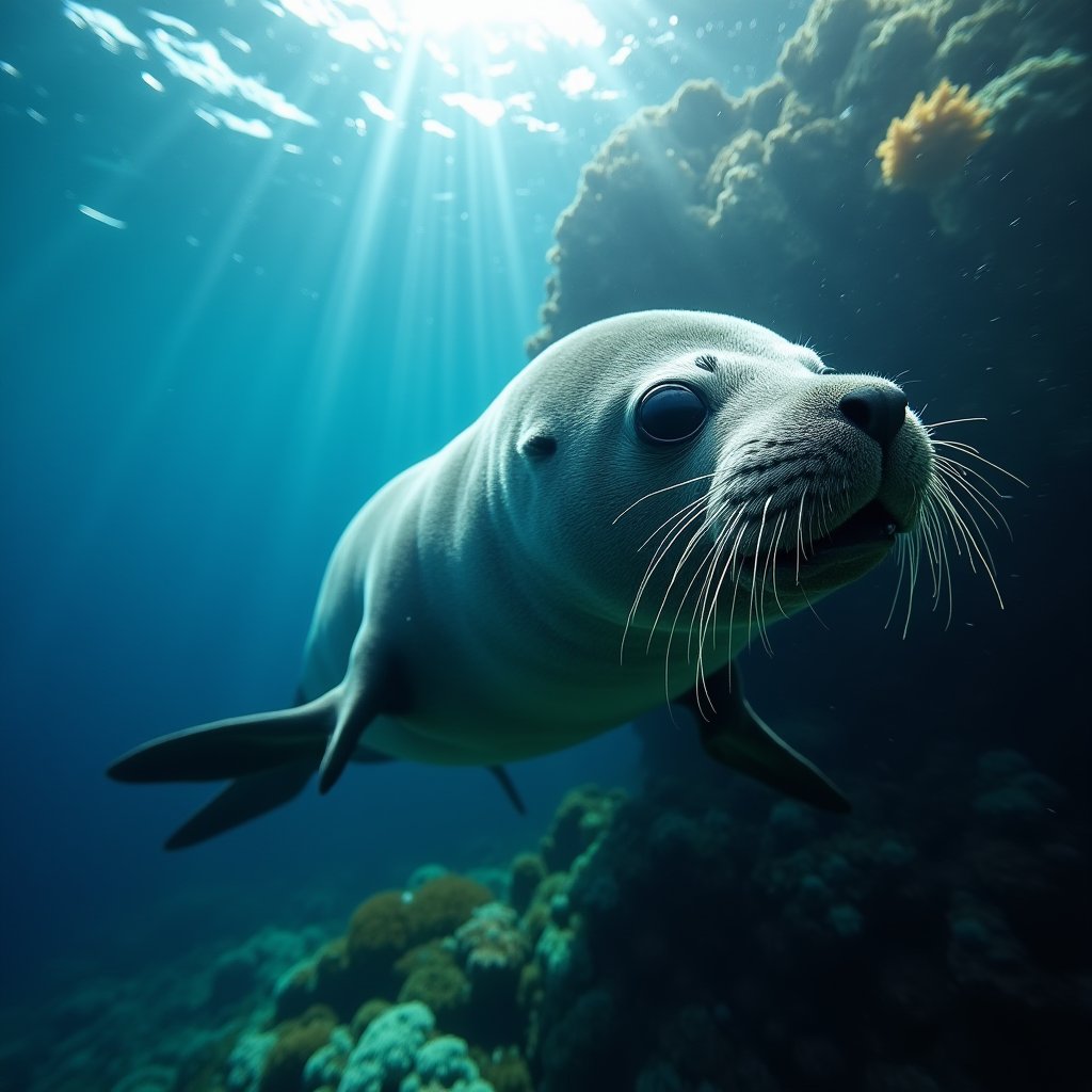 Seal at Seamount Noon - Ocean Deep AI stock
