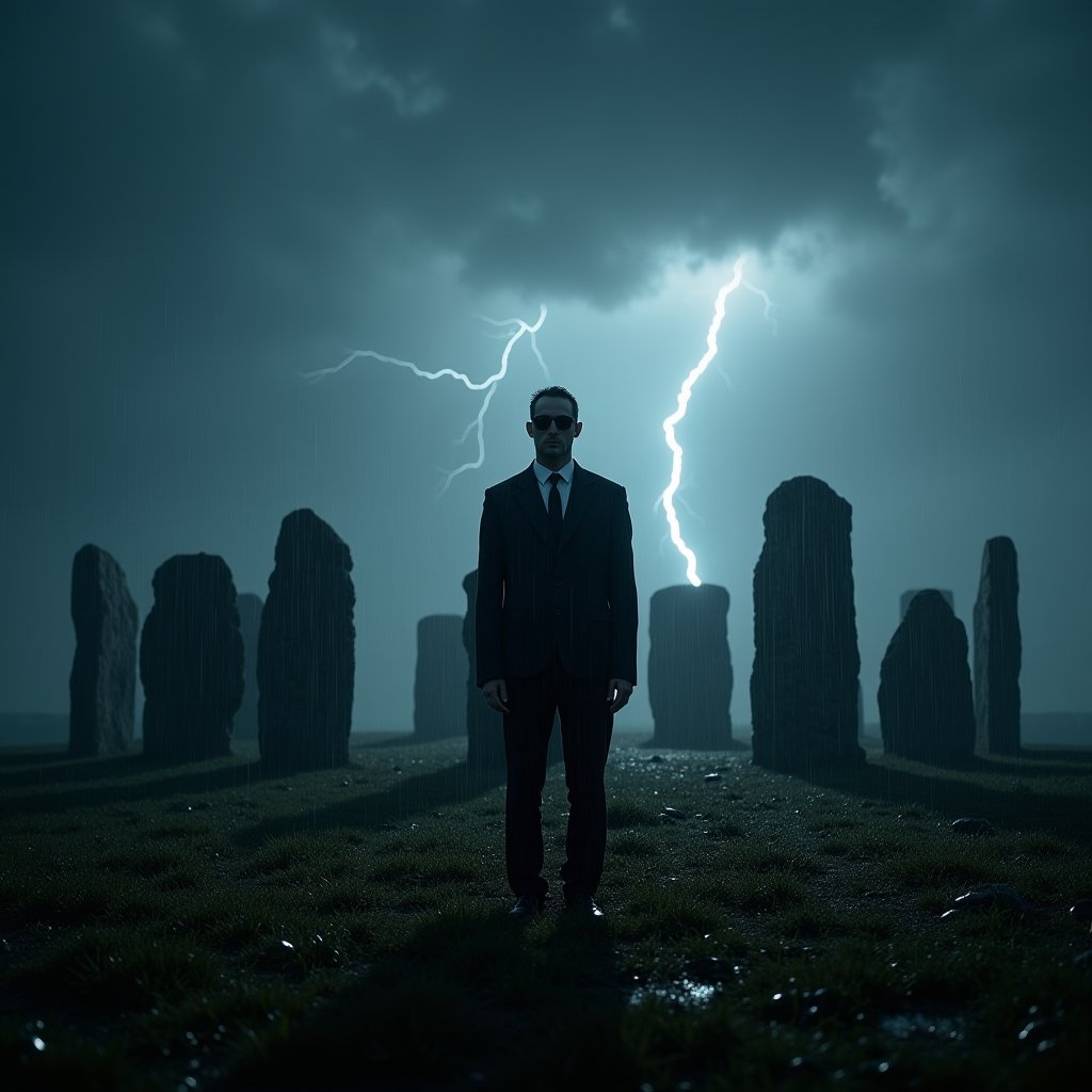 Silent Watchers in Storm - Paranormal AI stock