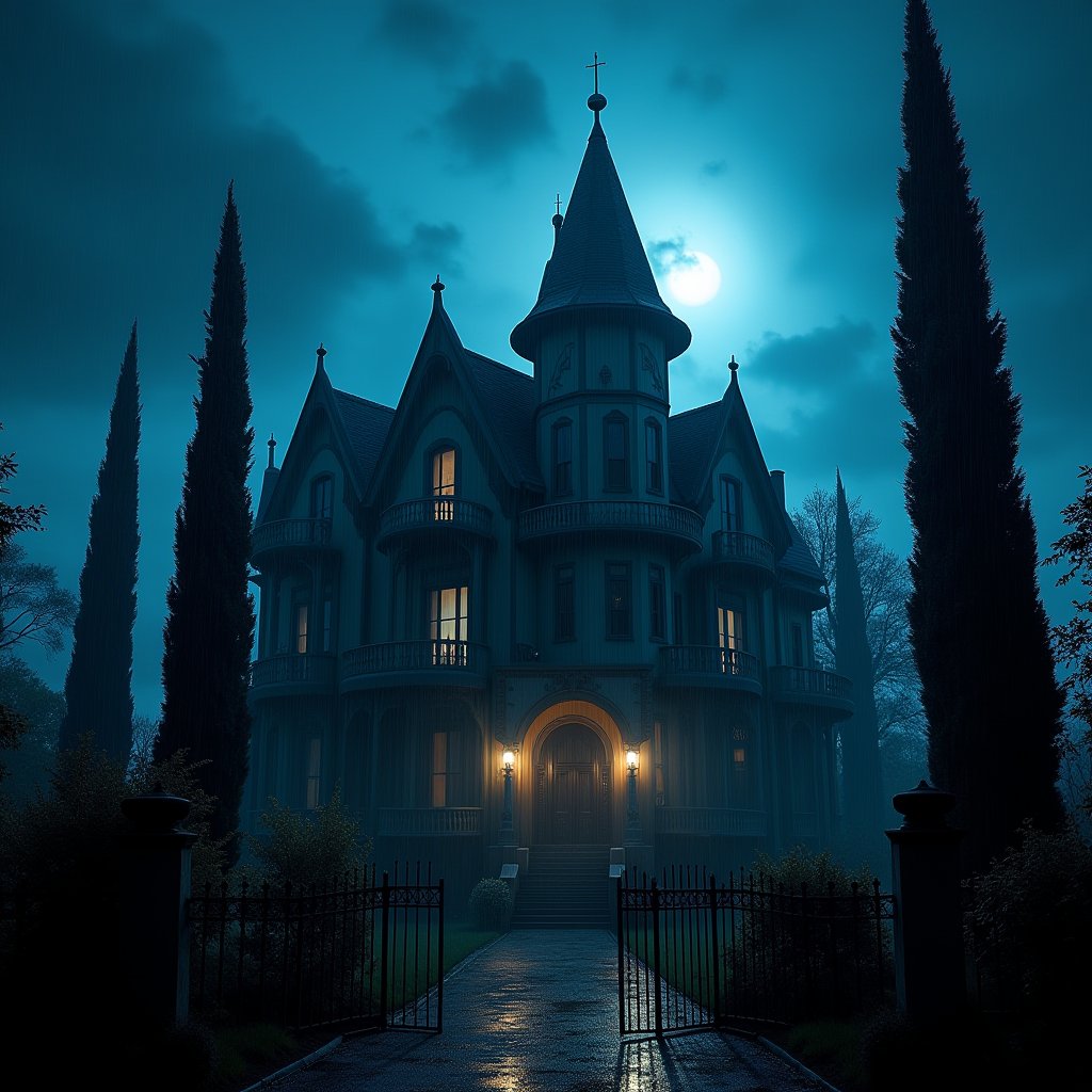 Storm Over the Endless House - Paranormal AI stock