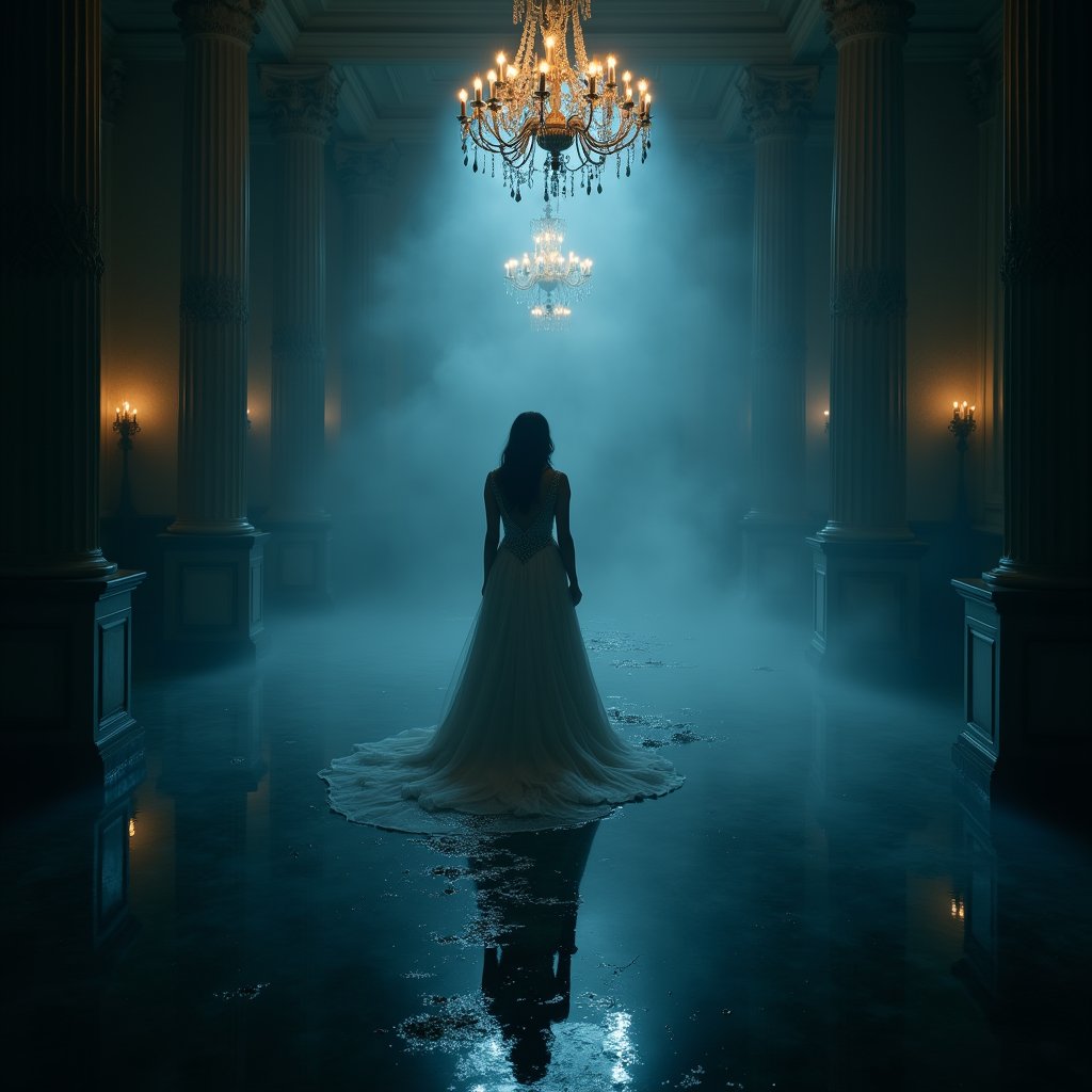 Veil Drifts the Drowned Ballroom - Paranormal AI stock
