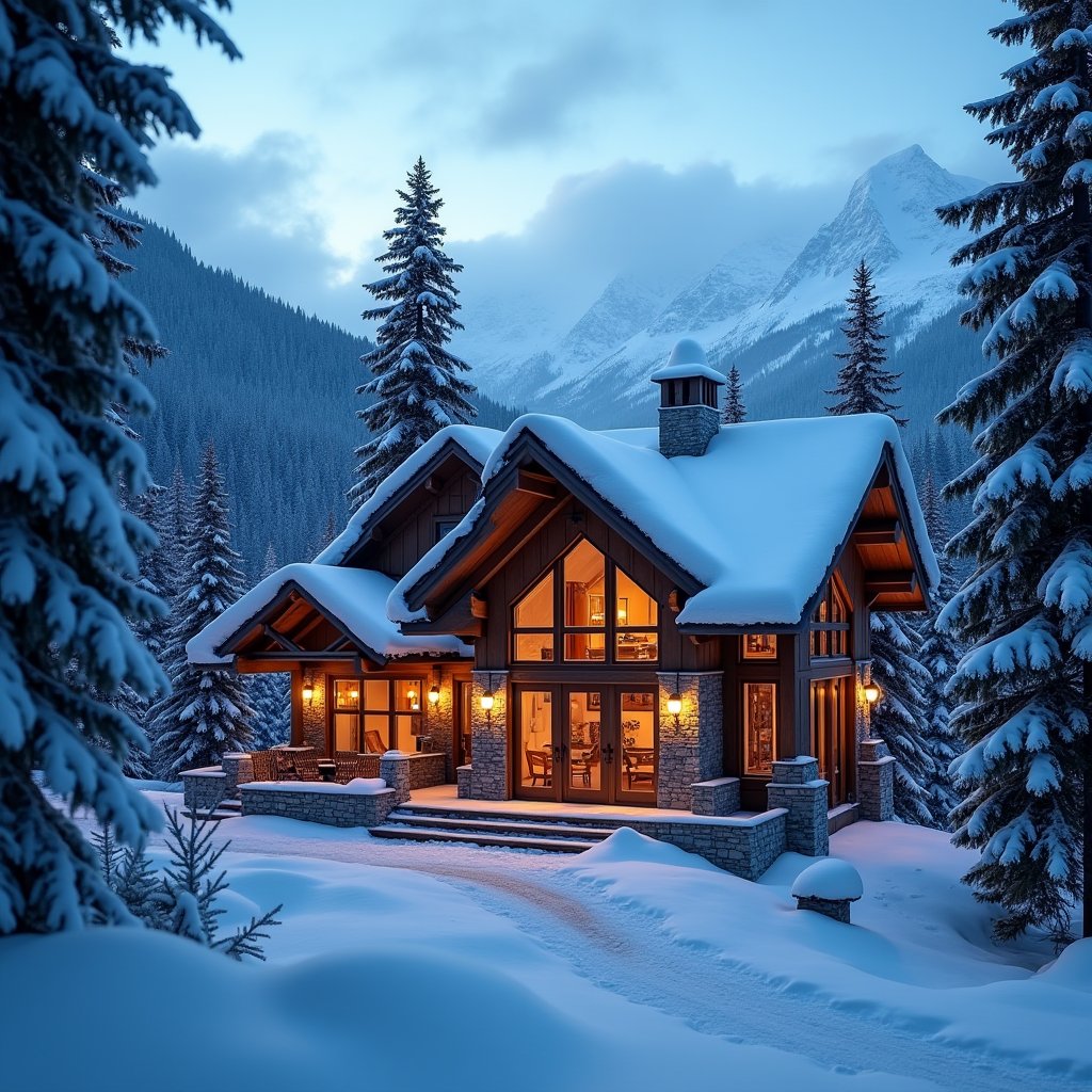 Alpine Twilight Sanctuary - Real Estate AI stock
