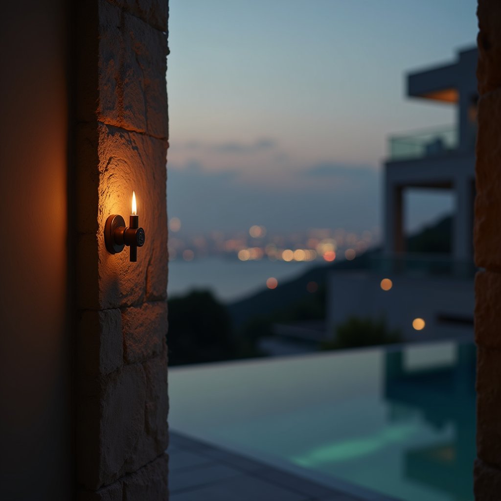 Worn Brass at Dusk