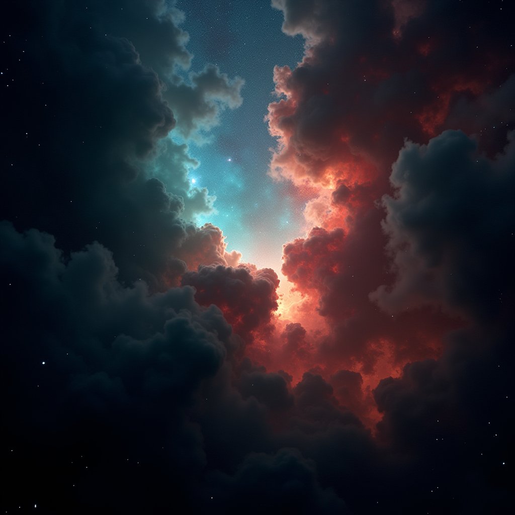 Eagle Nebula's Stellar Nursery - Space AI stock