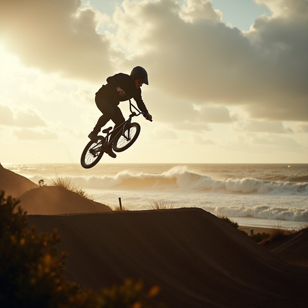 Chrome Bars Over Crashing Waves - Sport AI stock