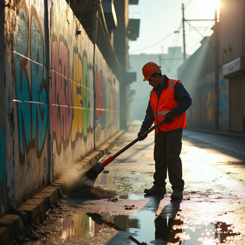 Scrubbing the Concrete Canvas