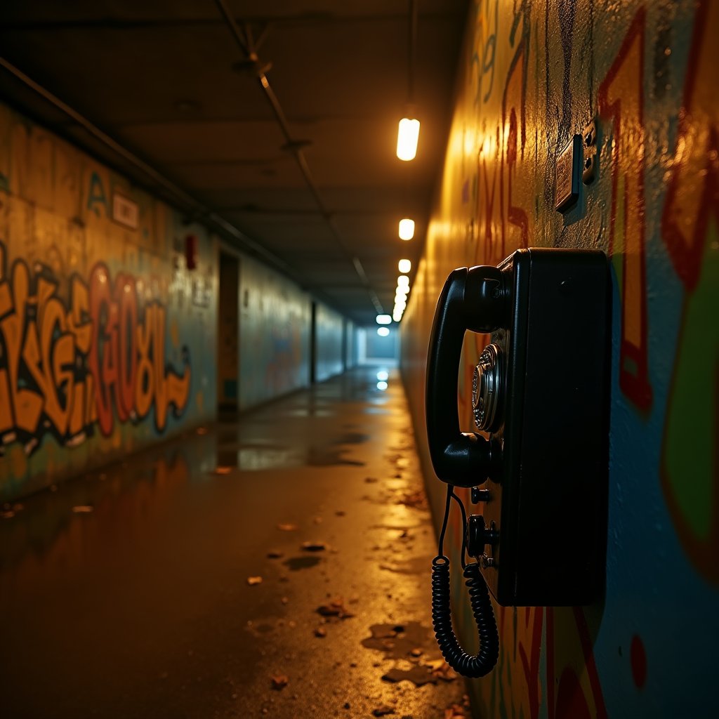 Rotary Dial on Concrete Canvas