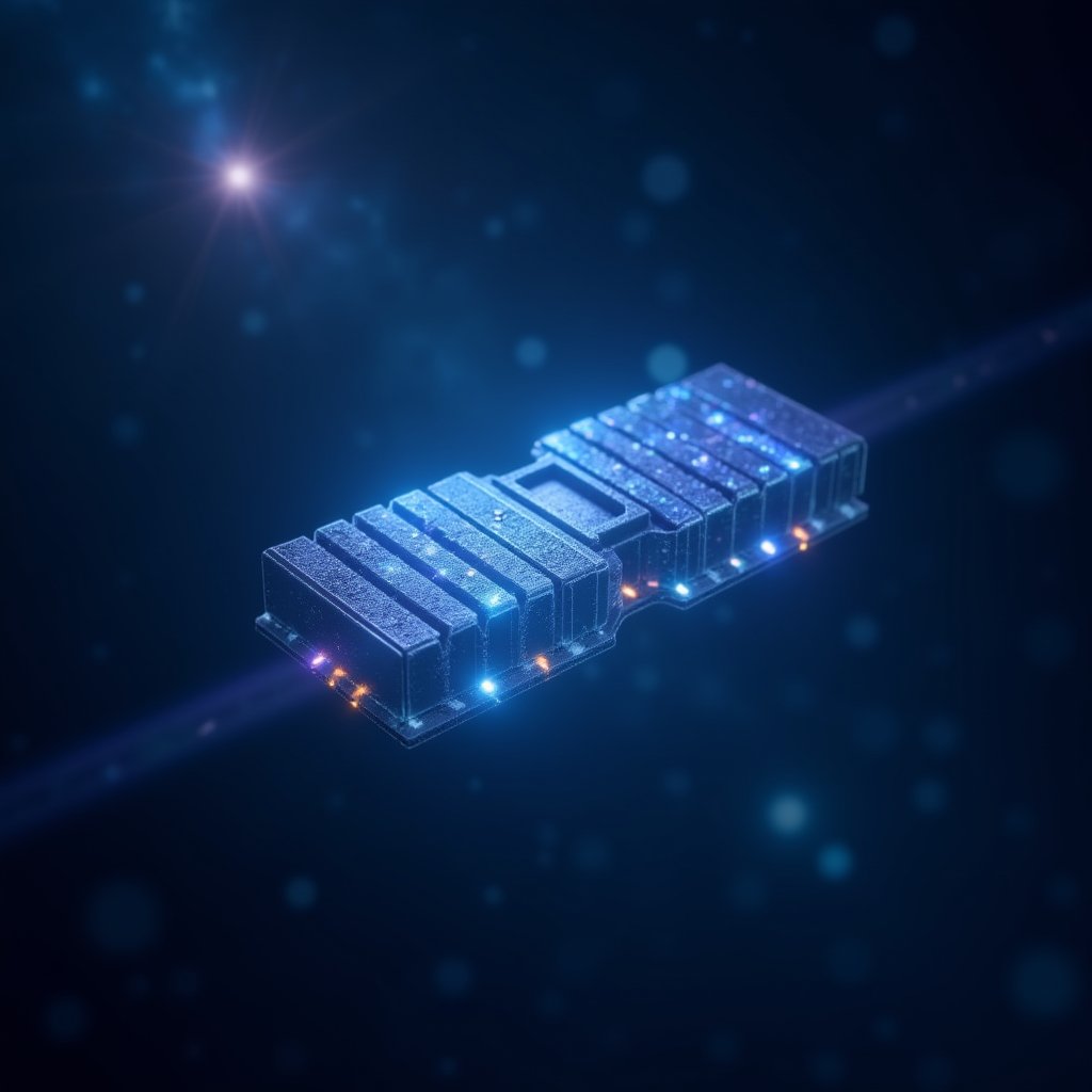 Memristor Array in Deep Space - Technology & Gadgets AI stock