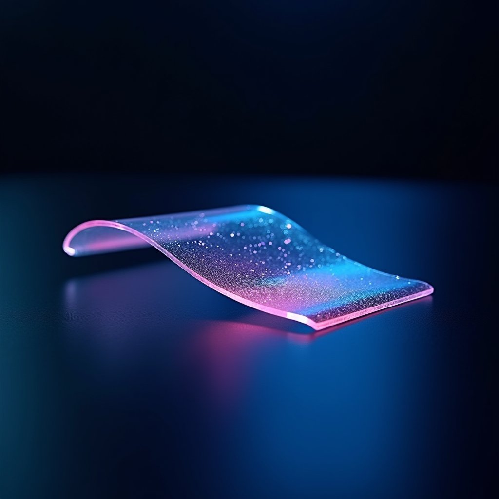 Iridescent Solar Flow - Technology & Gadgets AI stock