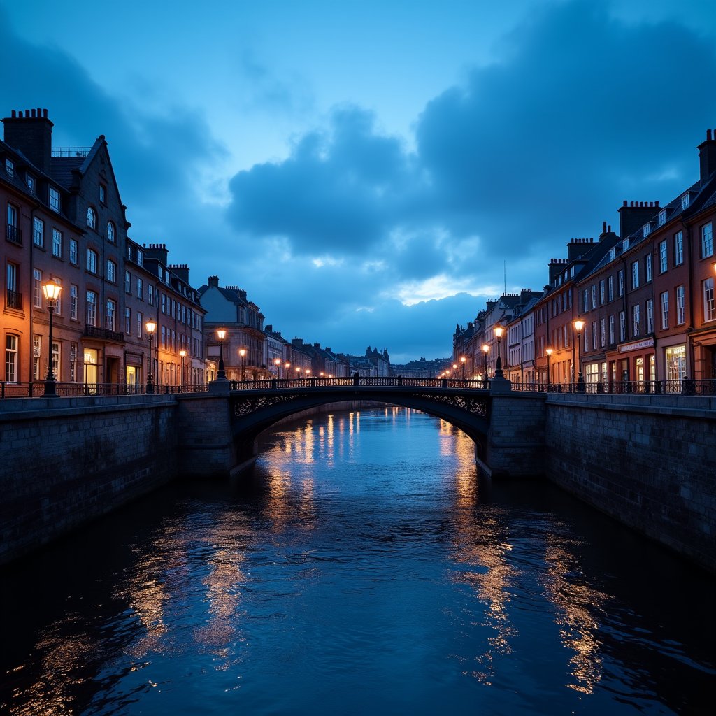 Ha'penny Bridge at Blue Hour