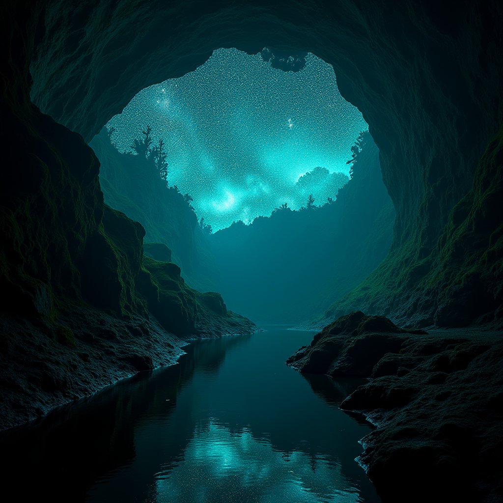 Glowworm Galaxy Below - Underground AI stock
