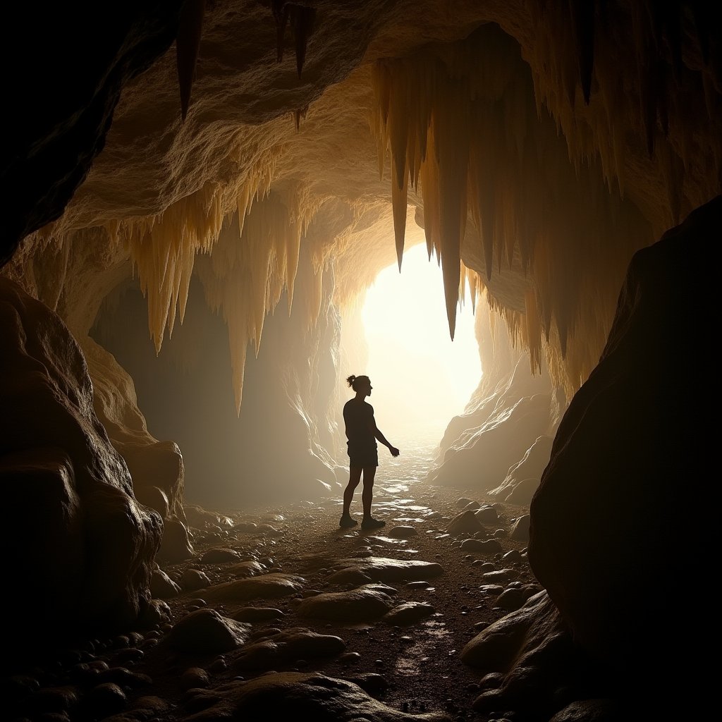 Crystal Cavern's Ancient Glow - Underground AI stock