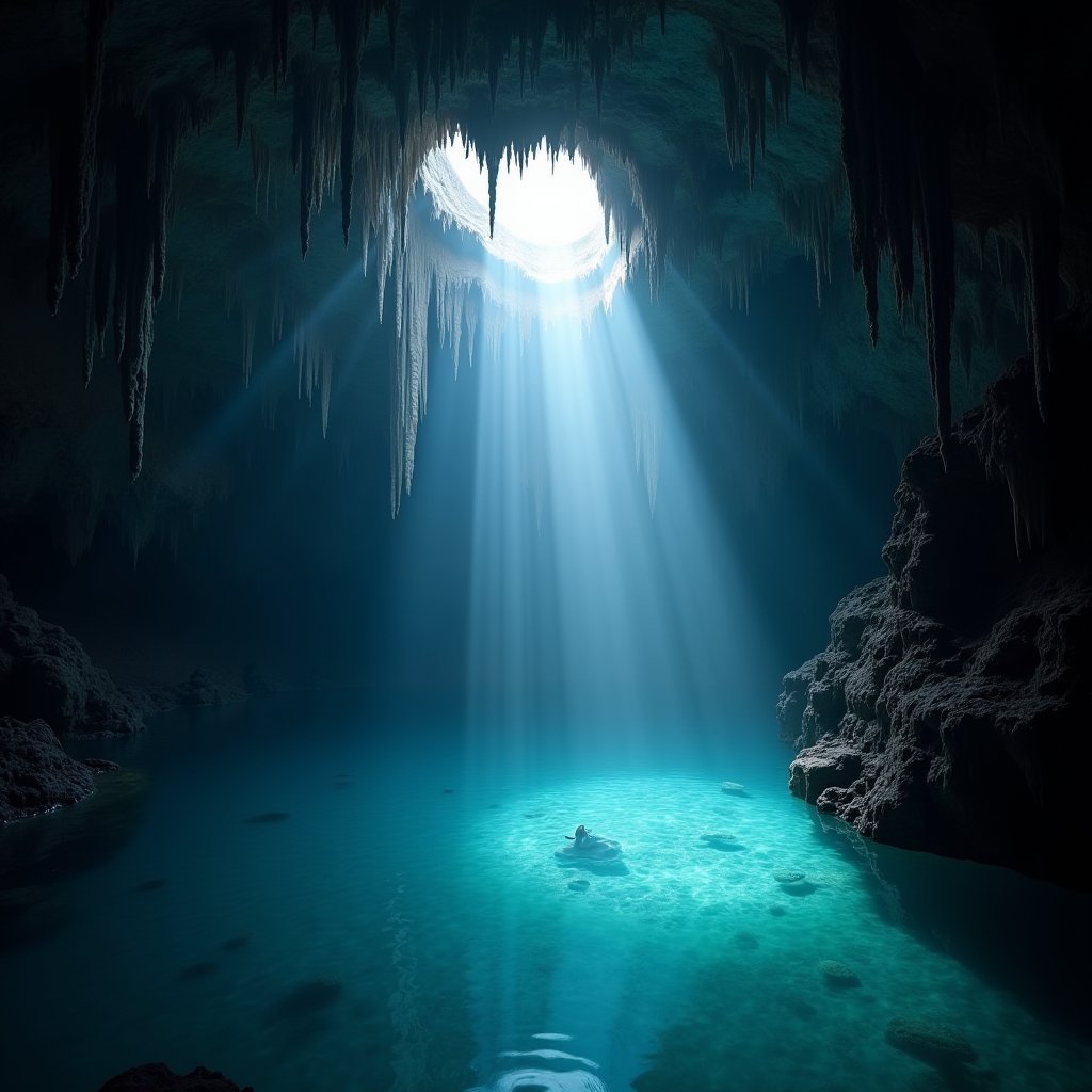 Cenote's Cathedral of Light - Underground AI stock