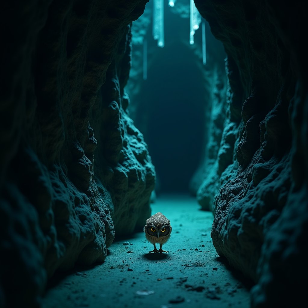 Owl Vanishes Into Buried Stone - Underground AI stock