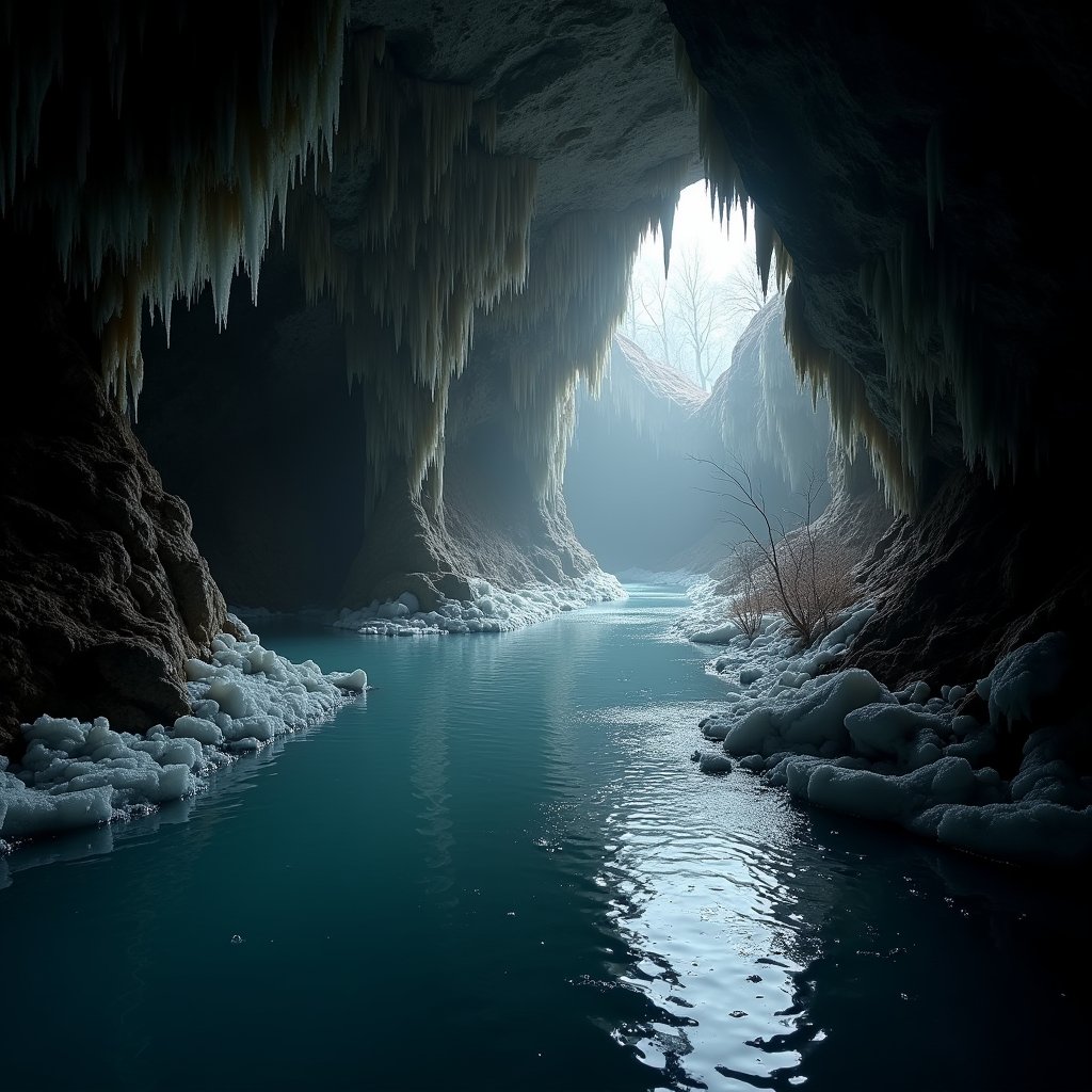 Frost On The Subterranean River - Underground AI stock