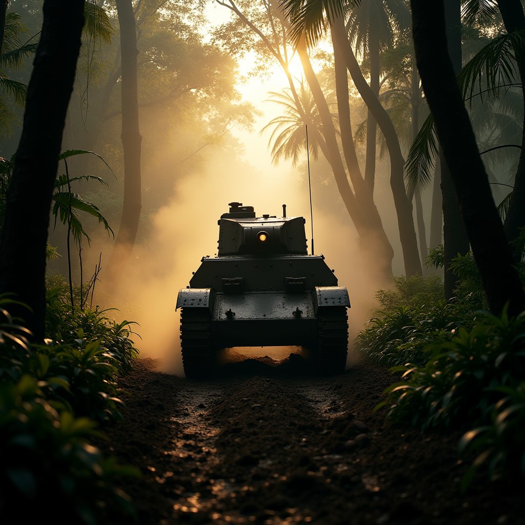 Jungle Dawn Advance - War & Military AI stock