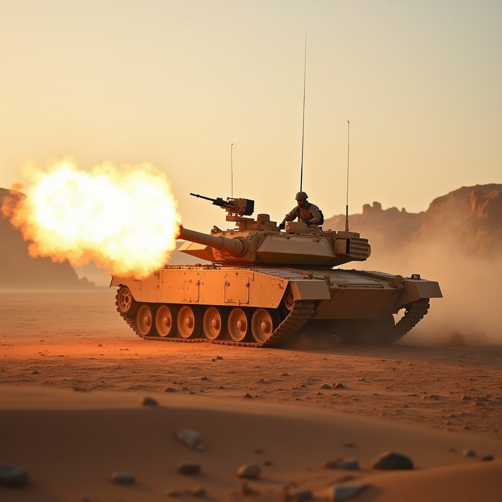 Desert Thunder's Echo - War & Military AI stock