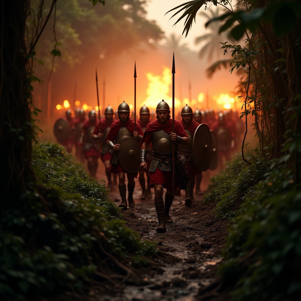 Legion Beneath Emerald Canopy - War & Military AI stock