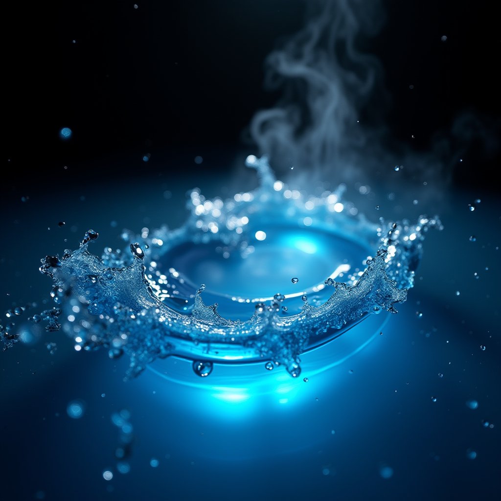 Danube's Blue Embrace - Water & Liquid AI stock