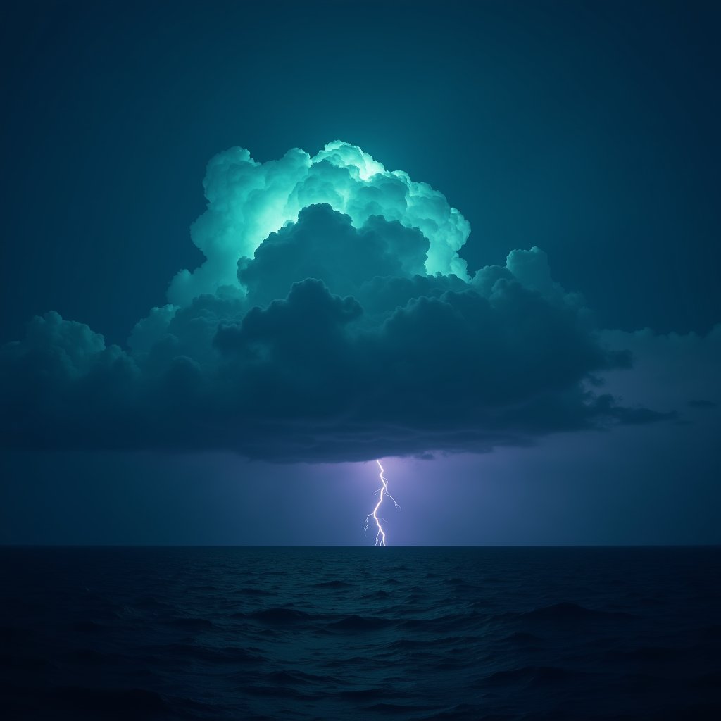 Fractus Over Open Ocean - Weather AI stock