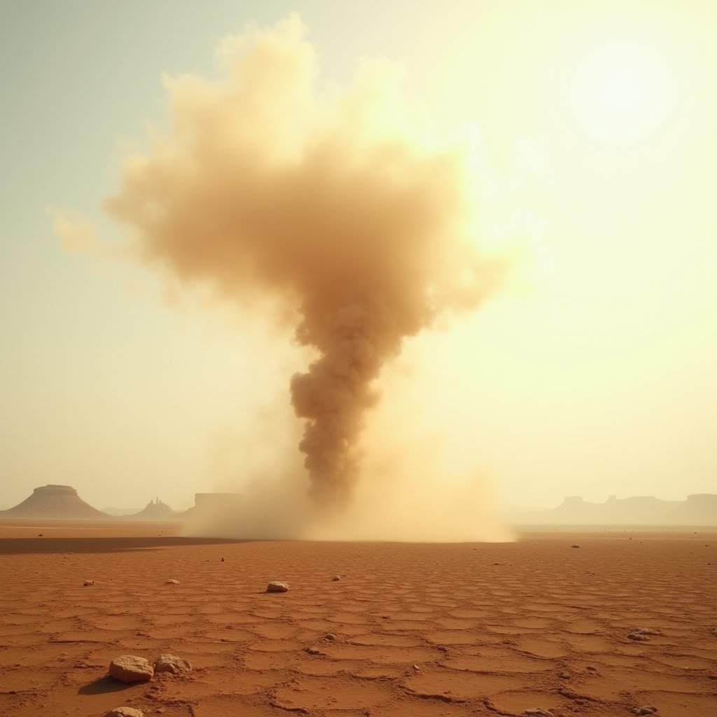 Cracked Earth Spiral - Weather AI stock