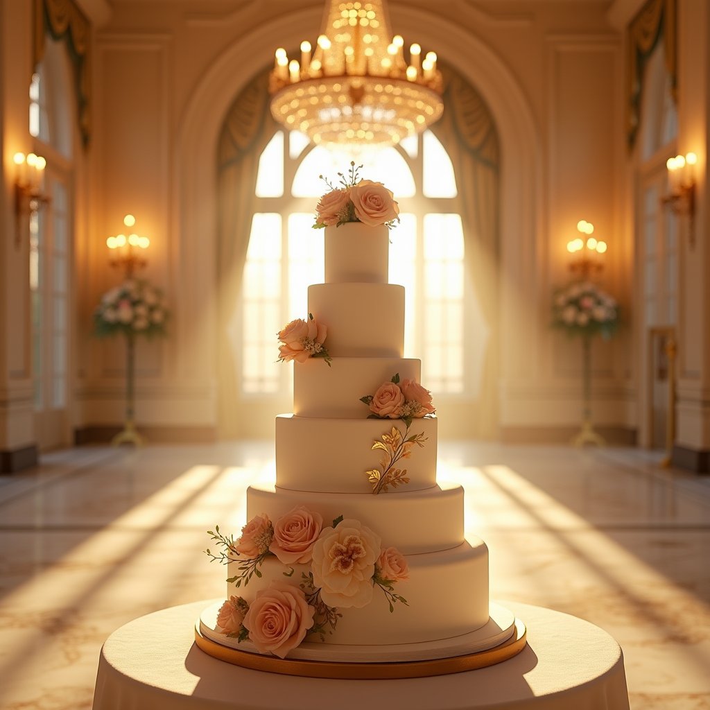 Gilded Vows in Bloom - Wedding & Events AI stock