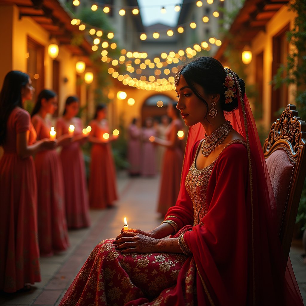 Henna Night Glow - Wedding & Events AI stock
