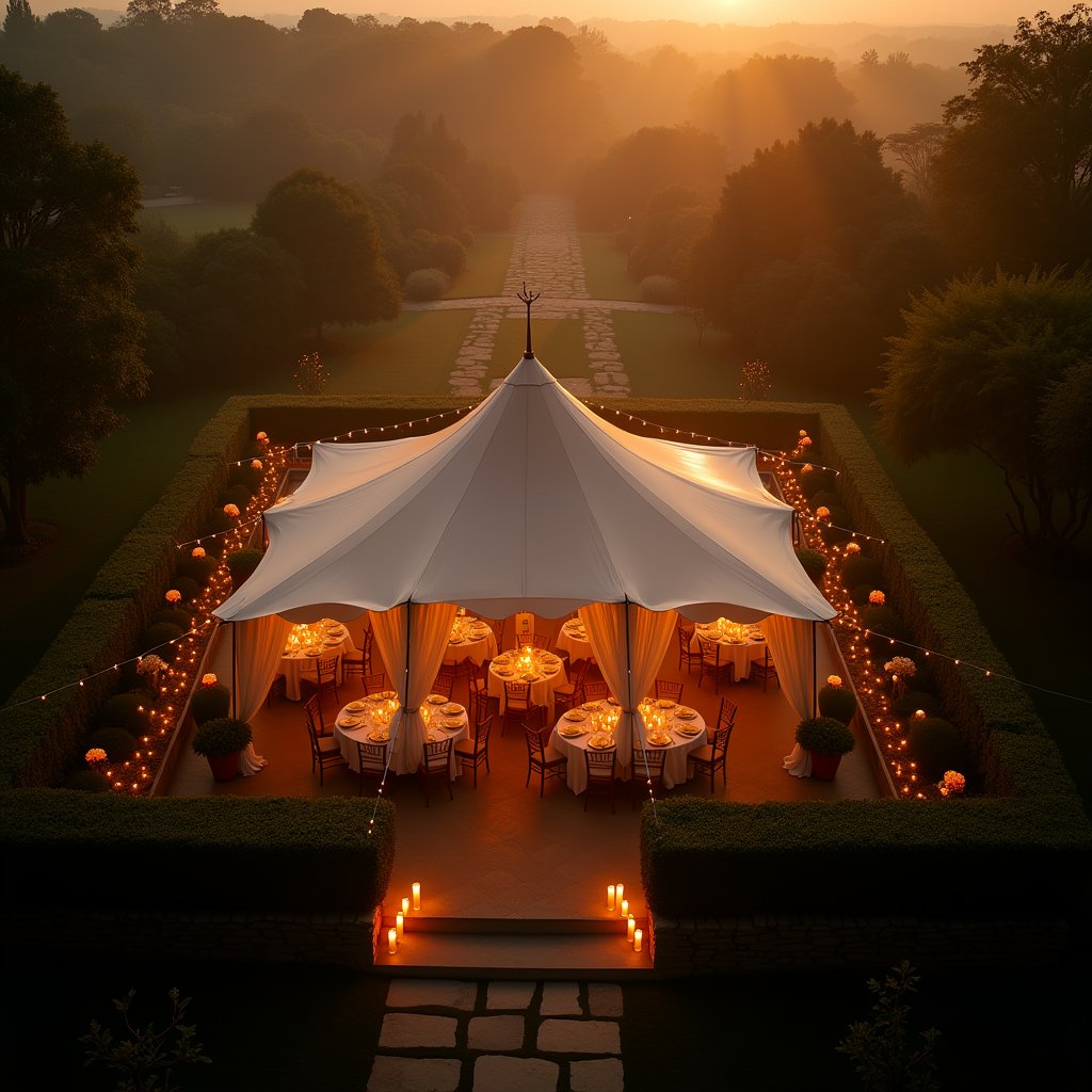 Golden Canopy from Above