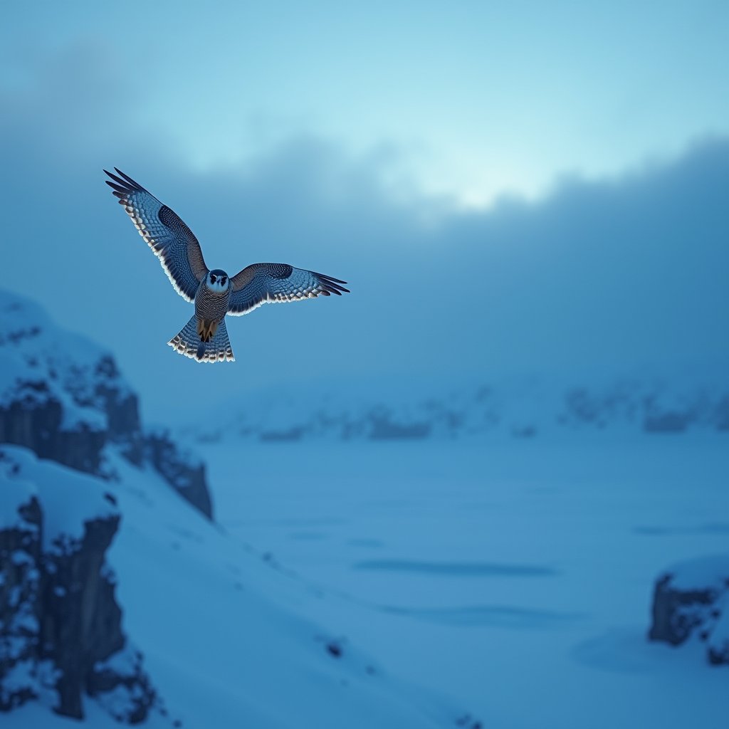 Arctic Falcon's Fatal Stoop - Wild AI stock