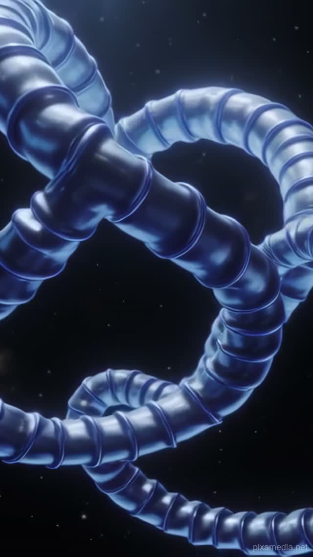 Folding of Life - Abstract AI stock
