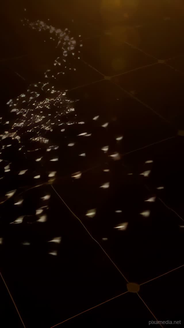 Infinite Swarm of Shadows - Abstract AI stock