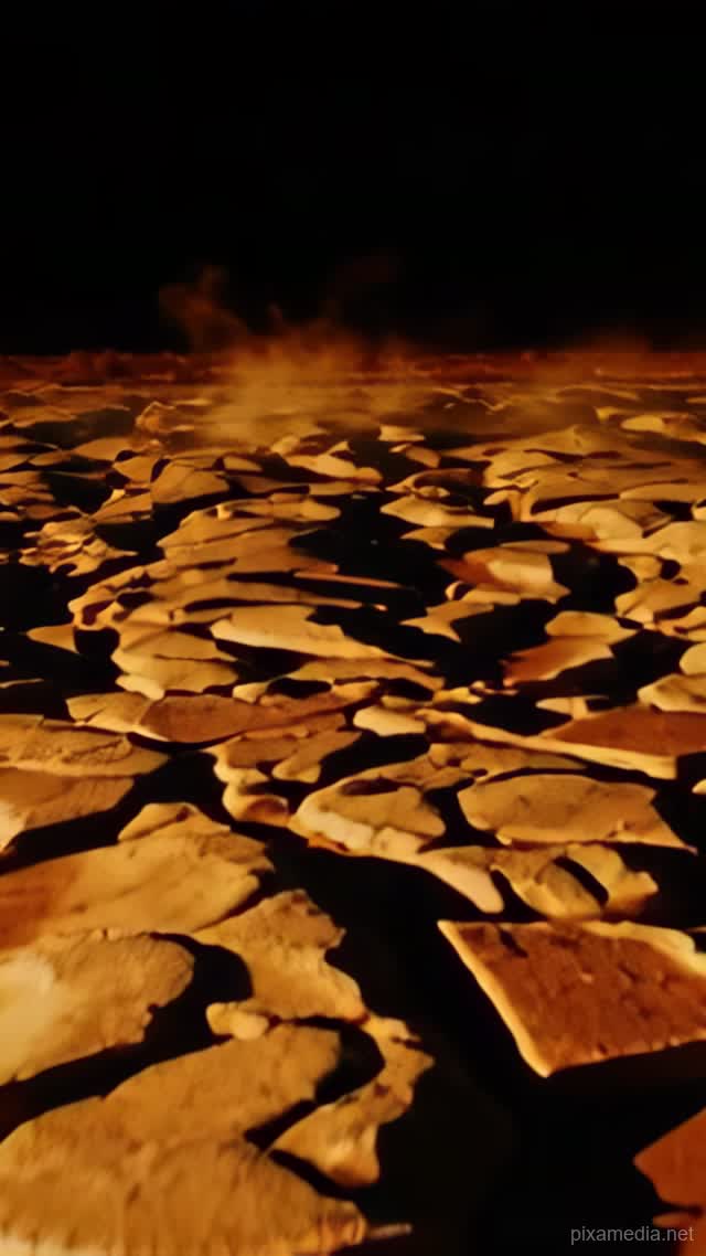 Fissures Drink the Torchlight - Abstract AI stock