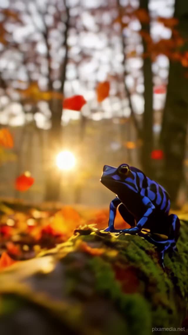Jewel of the Autumn Rainforest - Animal AI stock