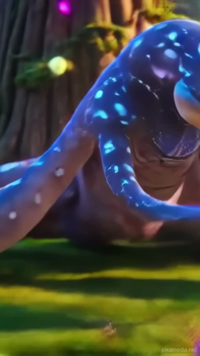 Kraken's Enchanted Forest Play - Animation AI stock