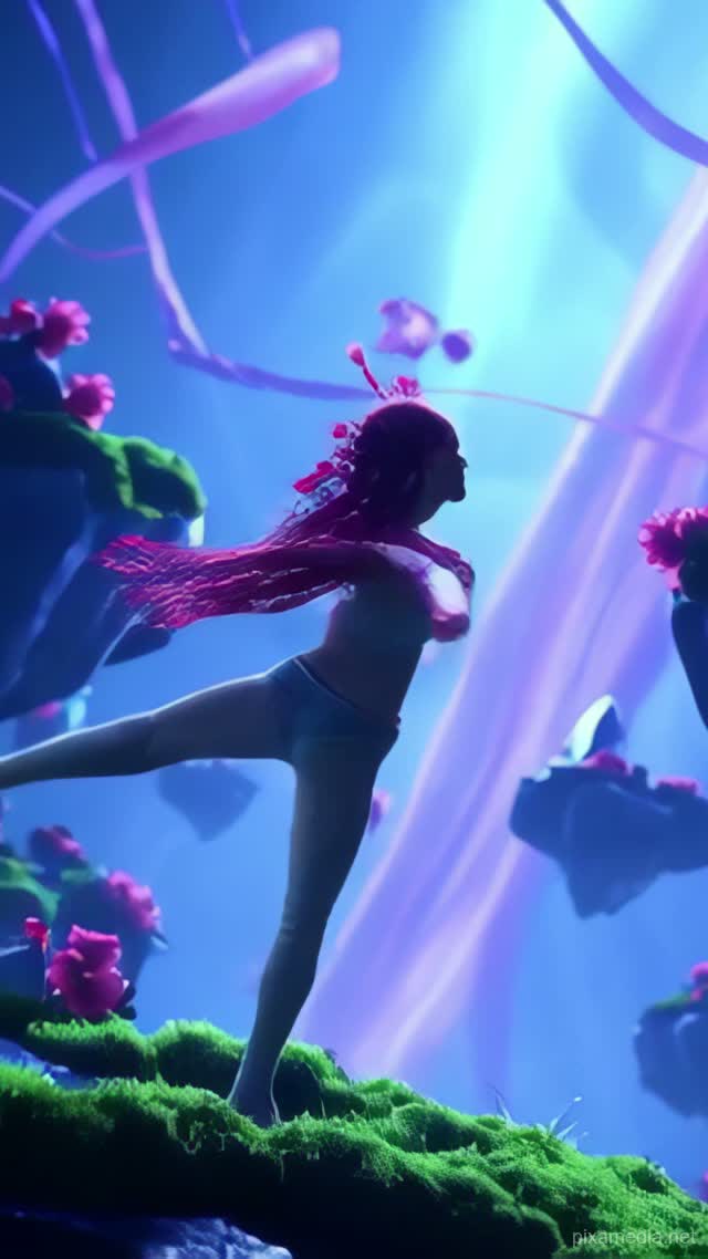 Dance Between Dimensions - Animation AI stock