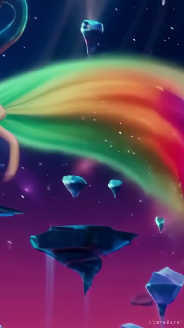 Spirit of the Aurora Veil - Animation AI stock