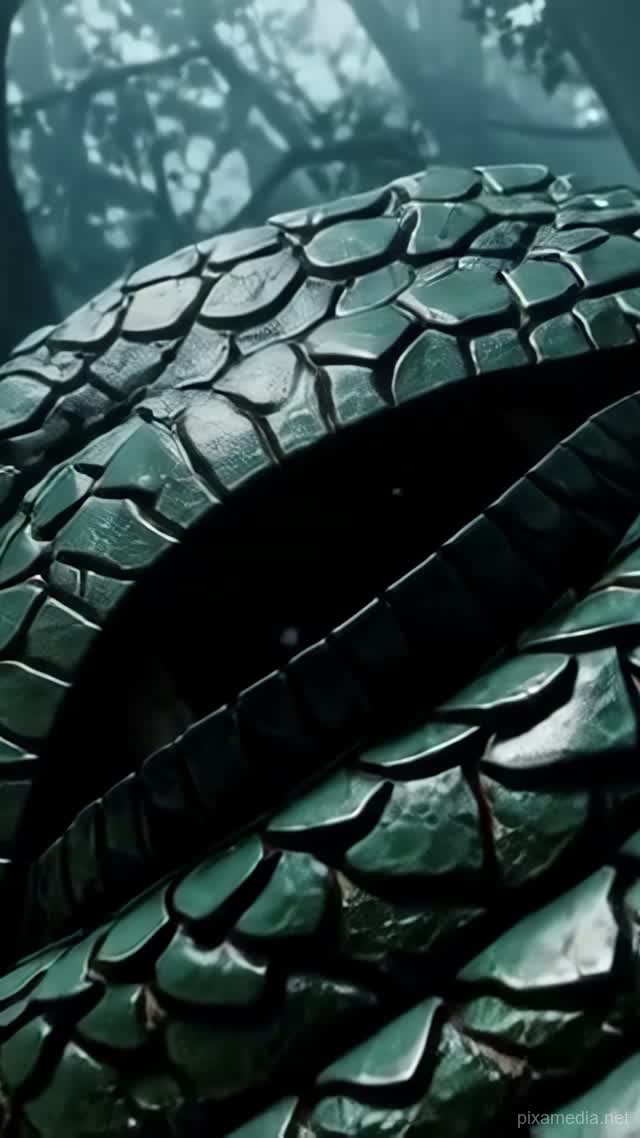Emerald Dragon's Gaze Widens - Animation AI stock