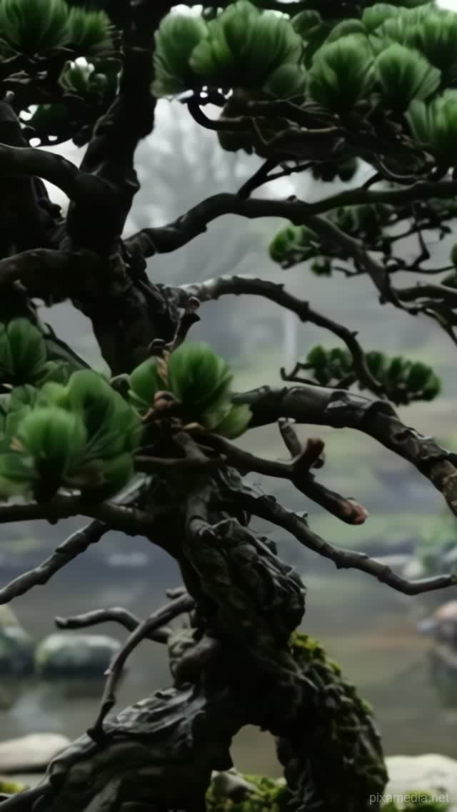 Serenity in Bonsai - ASMR AI stock