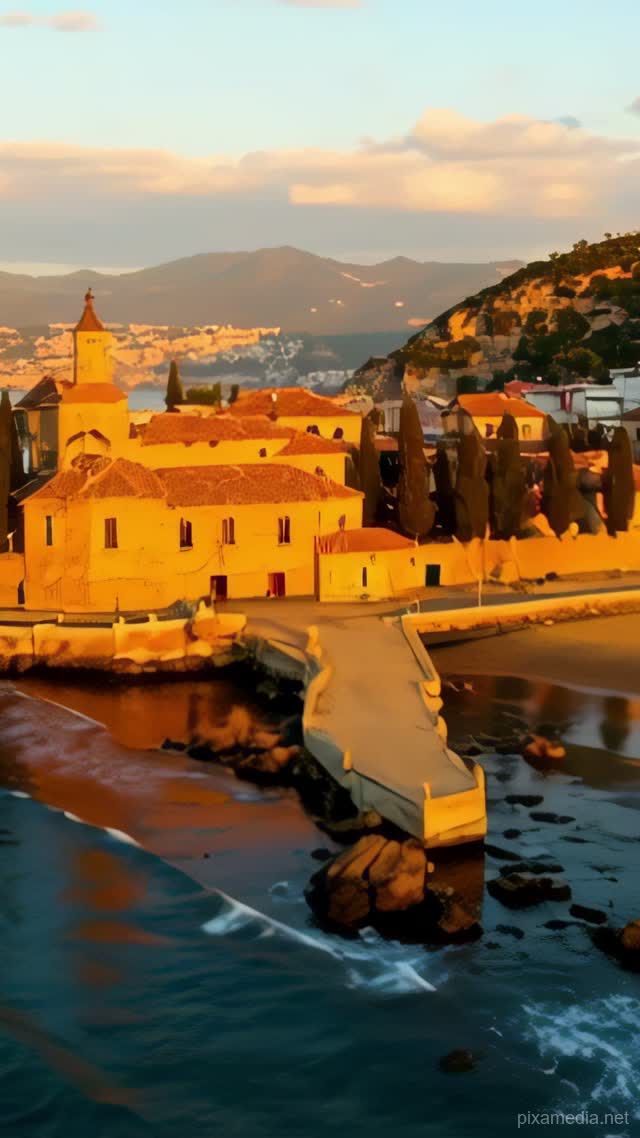 Sveti Stefan's Timeless Isle - Balkans AI stock