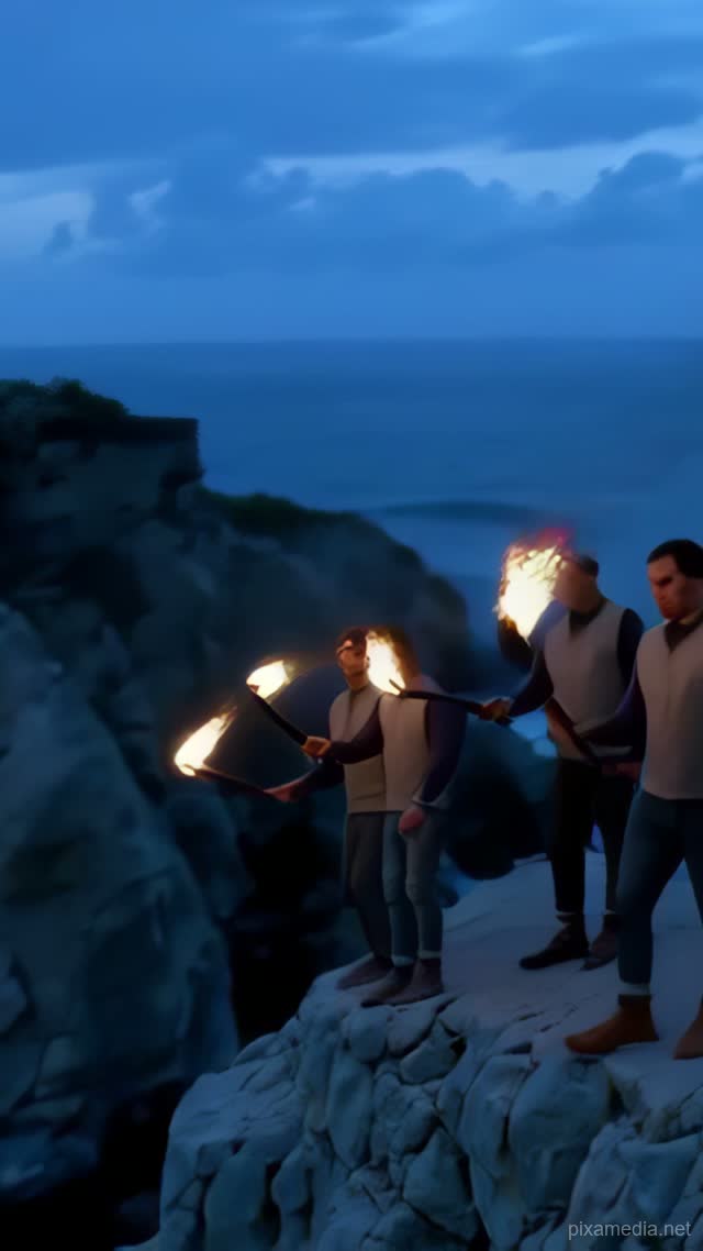 Torchfire Above the Adriatic Karst - Balkans AI stock