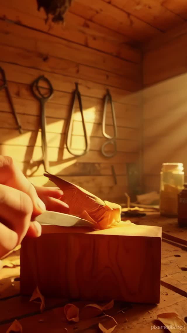 Hands That Shape Wood - Crafts AI stock