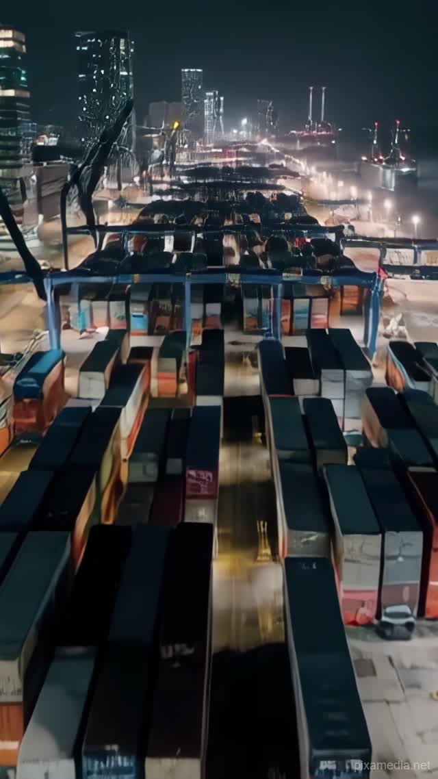 Neon Harbor of Trade - Economy AI stock